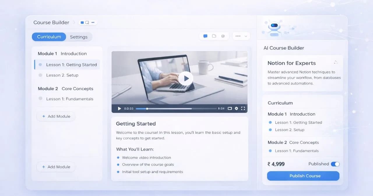 Building & Publishing Courses on Qynko Studio: A Creator's Complete Guide